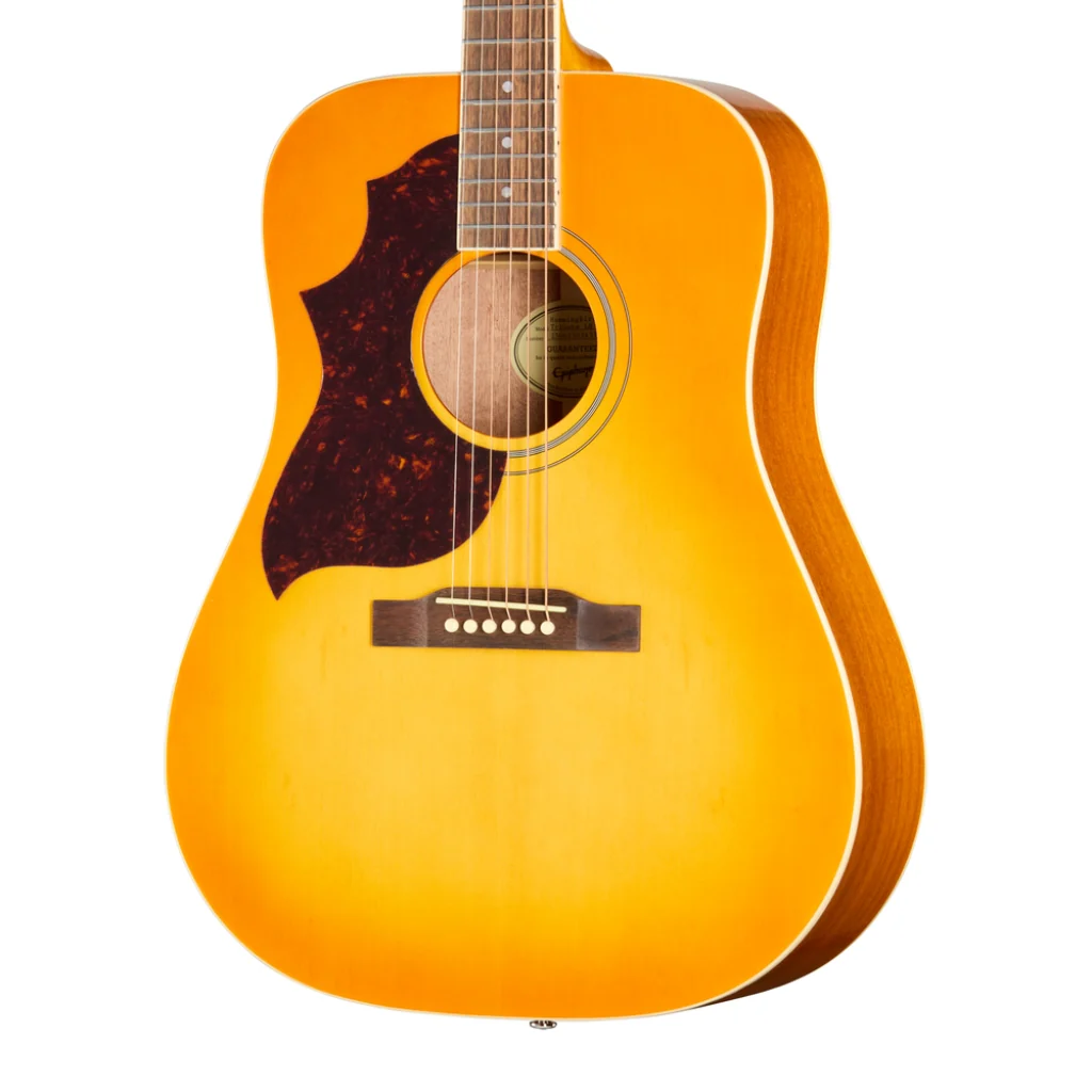 Epiphone Hummingbird Tribute Left Handed Acoustic-Electric Guitar - Heritage Cherry Burst