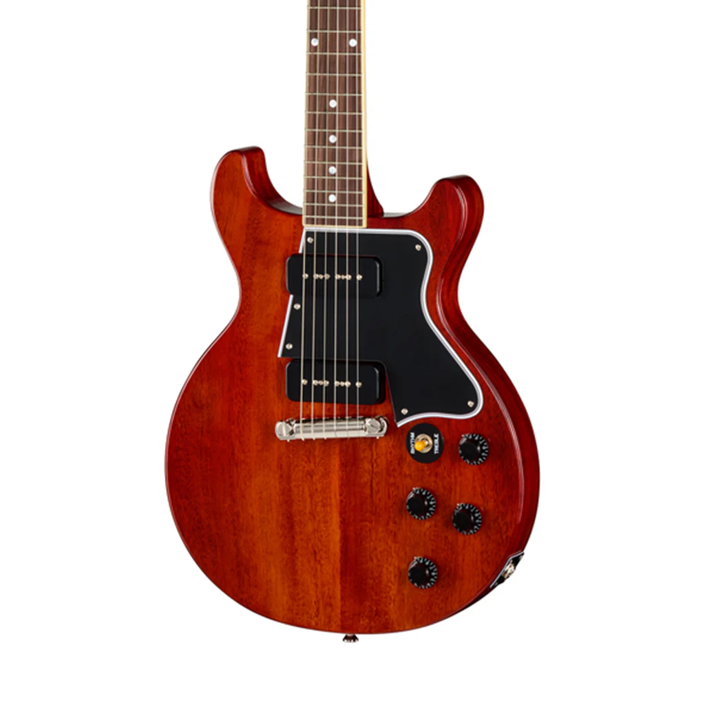 Epiphone Inspired by Gibson Custom 1960 Les Paul Special Double Cut Electric Guitar - Cherry
