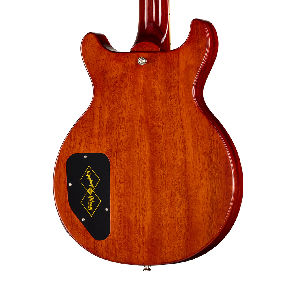 Epiphone Inspired by Gibson Custom 1960 Les Paul Special Double Cut Electric Guitar - Cherry - Image 2