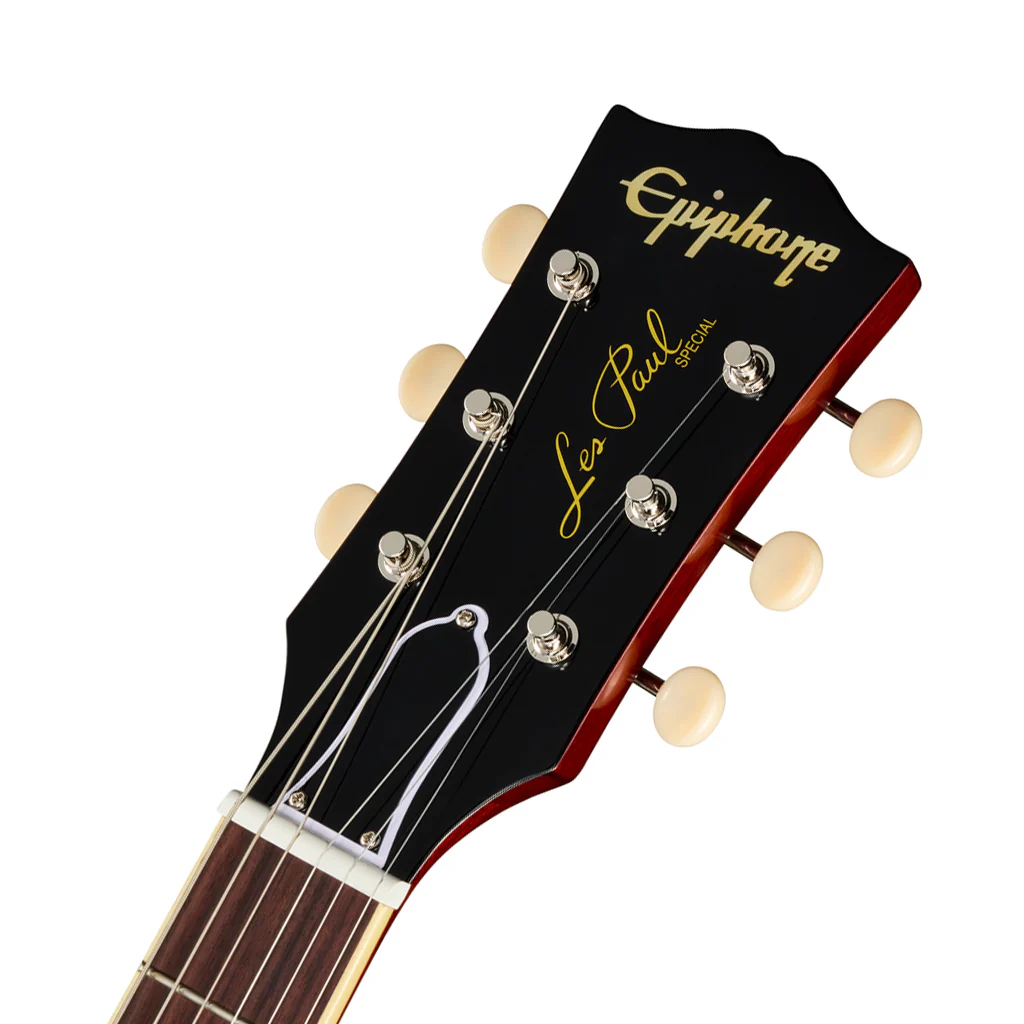 Epiphone Inspired by Gibson Custom 1960 Les Paul Special Double Cut Electric Guitar - Cherry - Image 5