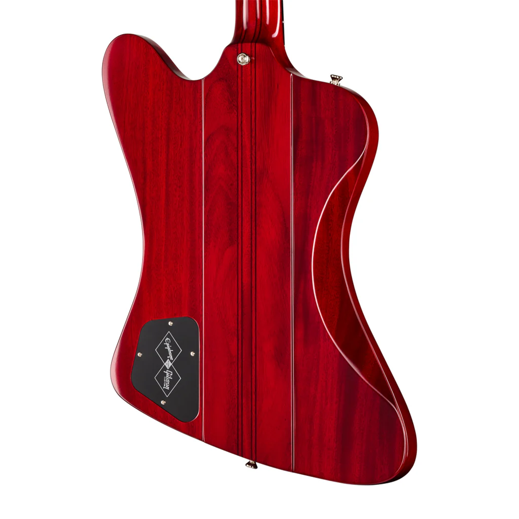 Epiphone Inspired by Gibson Custom 1963 Firebird I Reissue Electric Guitar - Cherry - Image 2