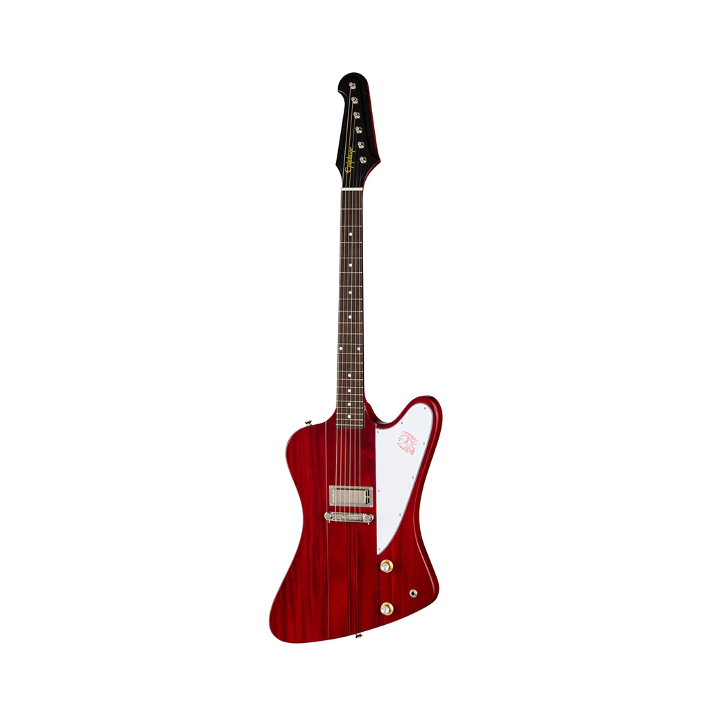 Epiphone Inspired by Gibson Custom 1963 Firebird I Reissue Electric Guitar - Cherry - Image 3