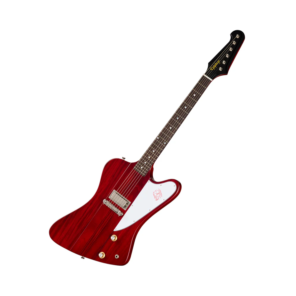 Epiphone Inspired by Gibson Custom 1963 Firebird I Reissue Electric Guitar - Cherry - Image 8