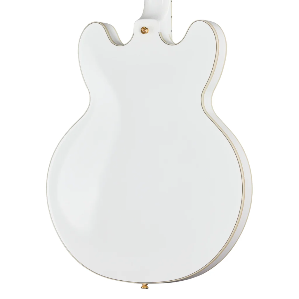 Epiphone Inspired By Gibson Custom Alex Lifeson 1976 ES-355 Electric Guitar - Alpine White - Image 2