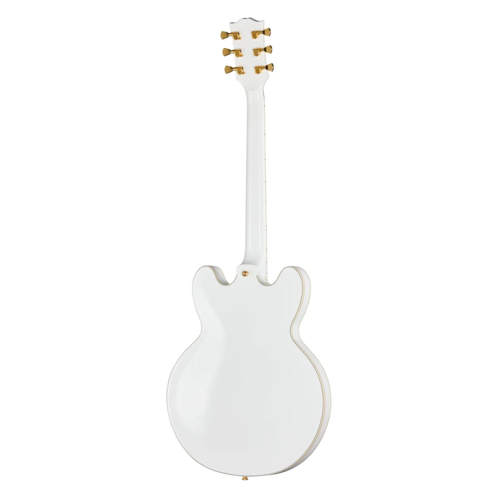 Epiphone Inspired By Gibson Custom Alex Lifeson 1976 ES-355 Electric Guitar - Alpine White - Image 4