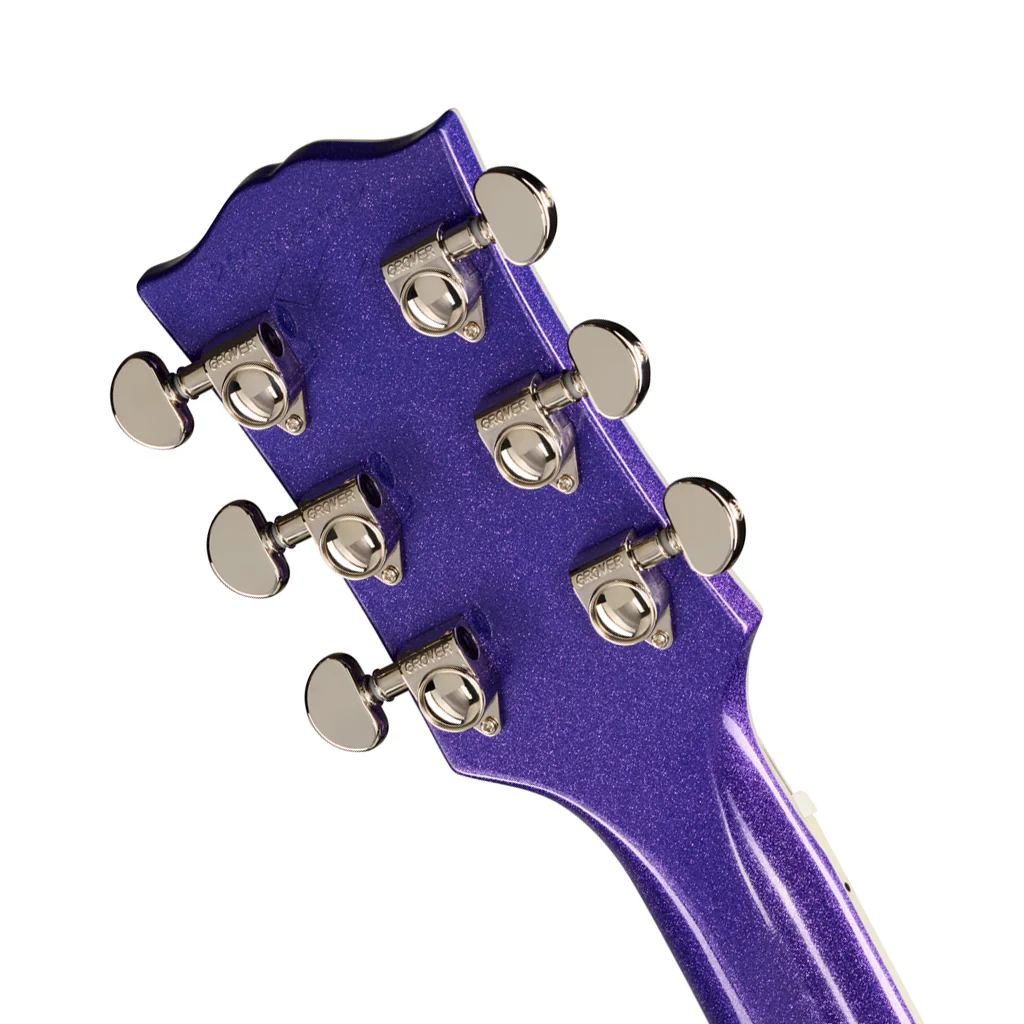 Epiphone Inspired by Gibson Custom Les Paul Custom Electric Guitar - Amethyst Sparkle - Image 6