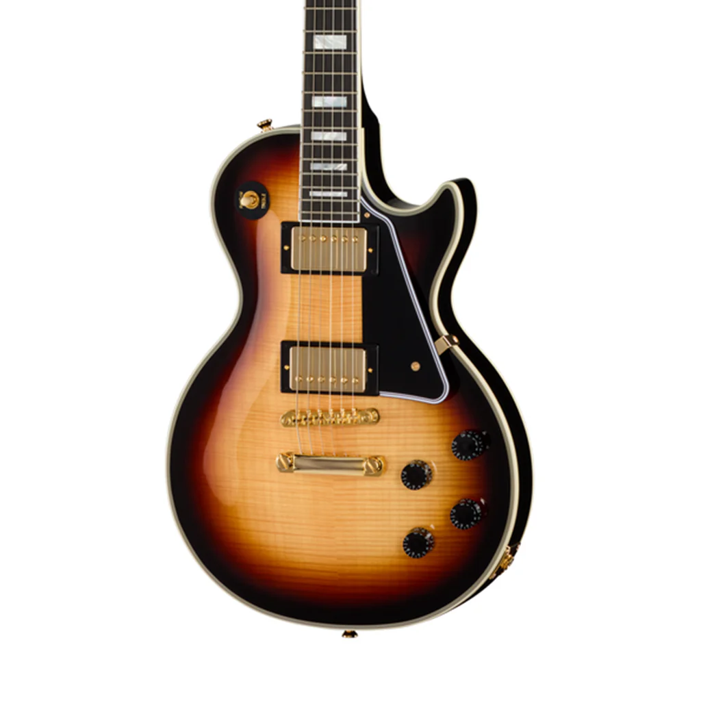 Epiphone Inspired by Gibson Custom Les Paul Custom Electric Guitar - Sedona Burst