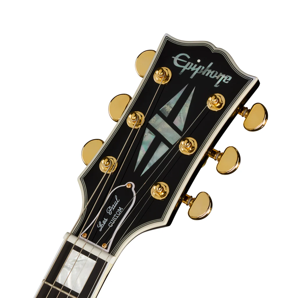 Epiphone Inspired by Gibson Custom Les Paul Custom Electric Guitar - Sedona Burst - Image 5