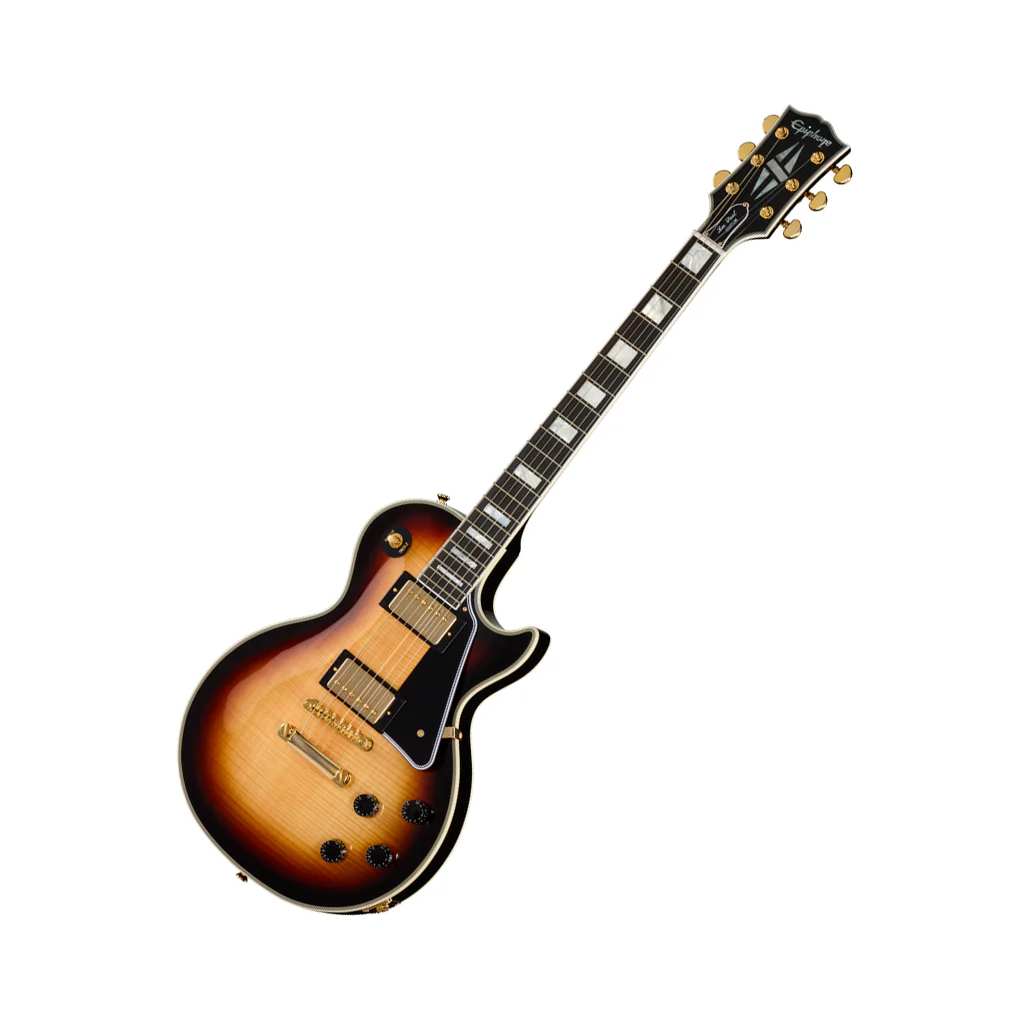 Epiphone Inspired by Gibson Custom Les Paul Custom Electric Guitar - Sedona Burst - Image 8
