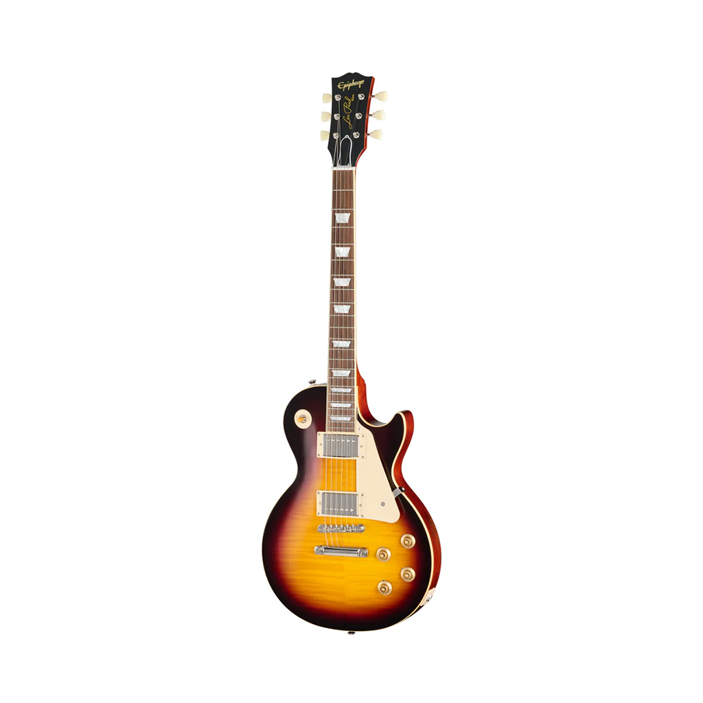 Epiphone Inspired by Gibson Custom 1959 Les Paul Standard Electric Guitar - Dark Burst - Image 3