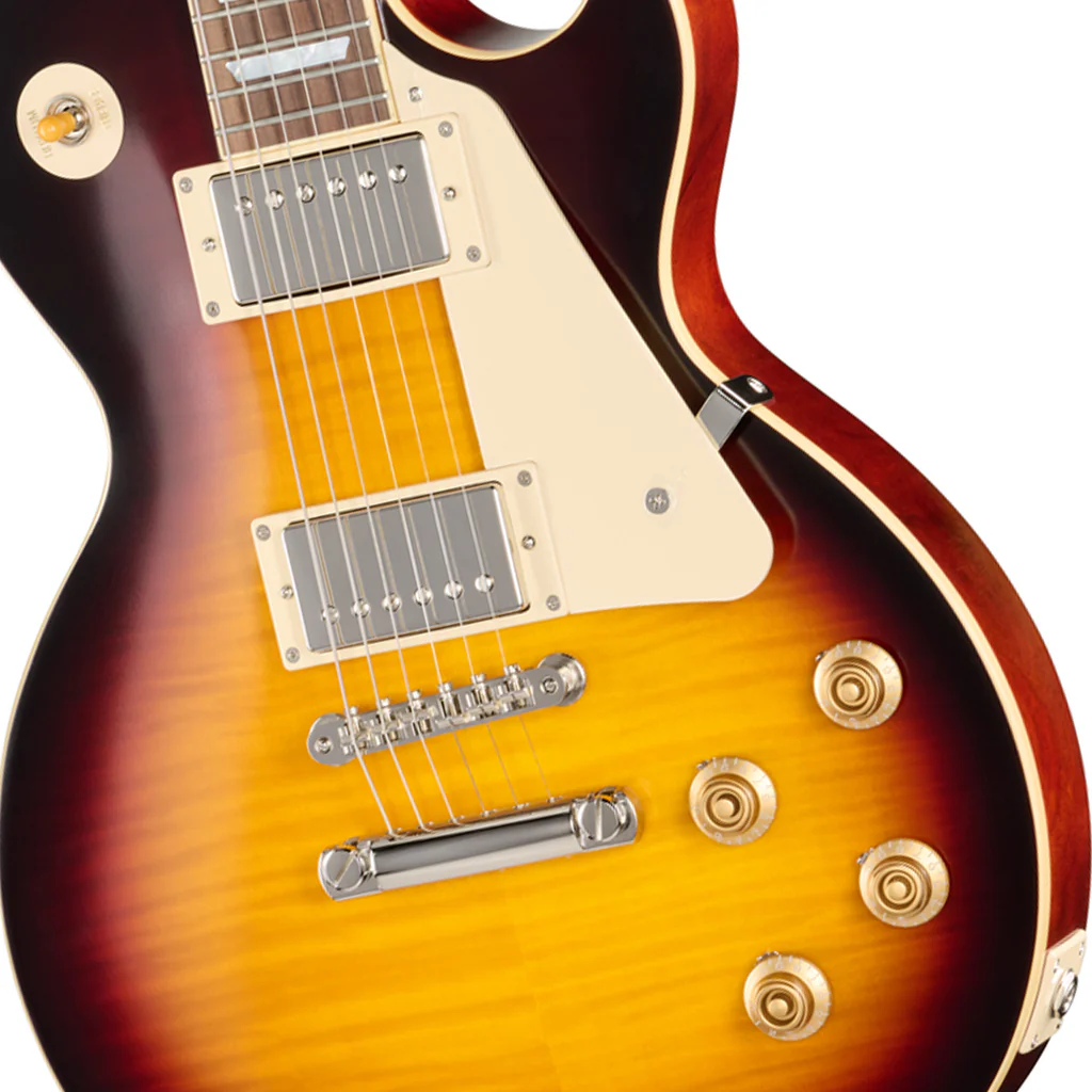 Epiphone Inspired by Gibson Custom 1959 Les Paul Standard Electric Guitar - Dark Burst - Image 7