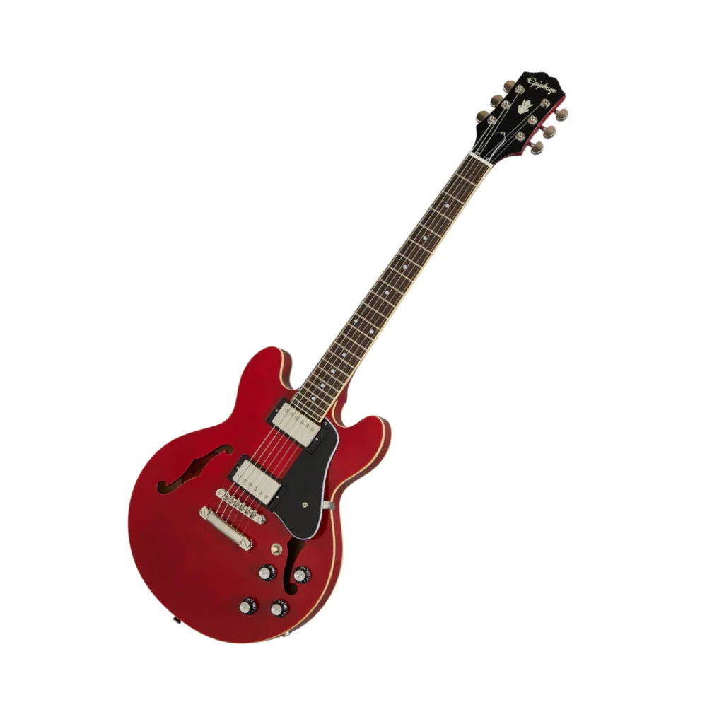 Epiphone Inspired by Gibson ES-339 Rosewood Semi-Hollow Electric Guitar - Cherry - Image 7