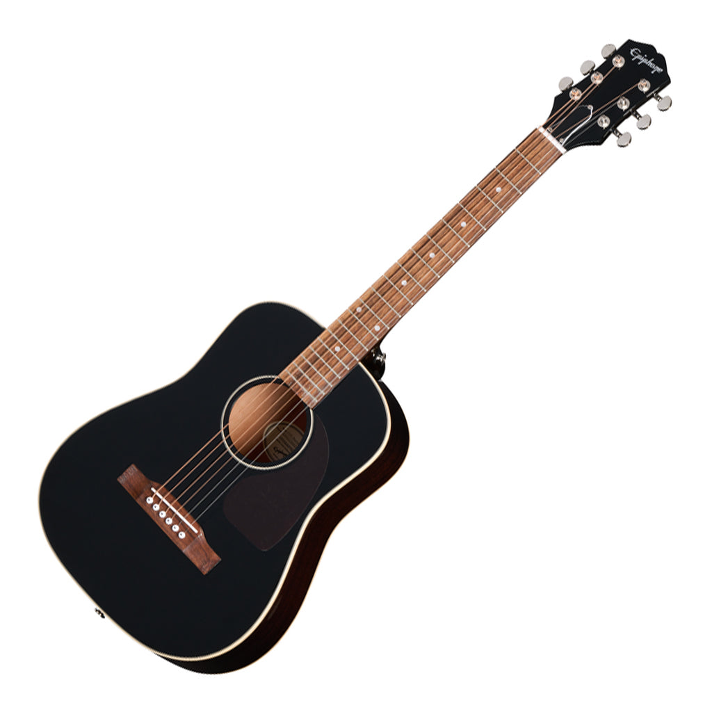 Epiphone J-45 Express w/Gig Bag - Ebony - Image 6