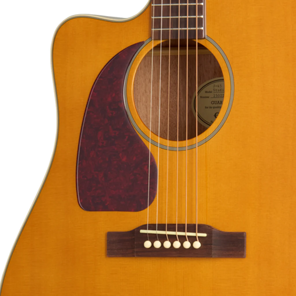 Epiphone J-45 Studio EC Left Handed - Natural - Image 6