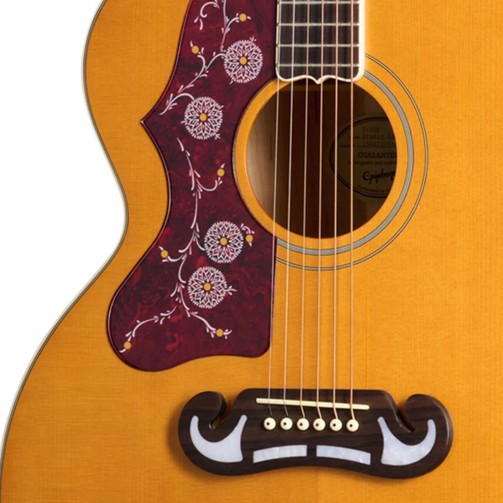 Epiphone J200 Studio Left Handed - Natural - Image 6