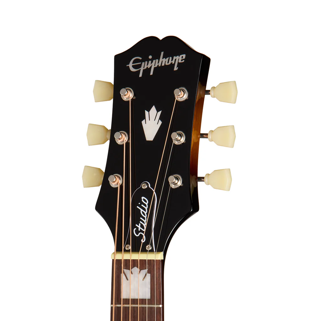 Epiphone J200 Studio  - Vintage Sunburst - Image 4