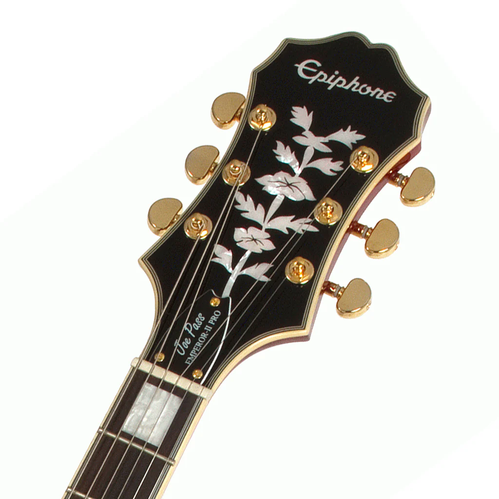 Epiphone "Joe Pass" EMPEROR-II PRO Wine Red - Image 3