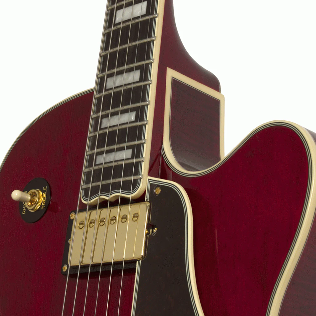 Epiphone "Joe Pass" EMPEROR-II PRO Wine Red - Image 4