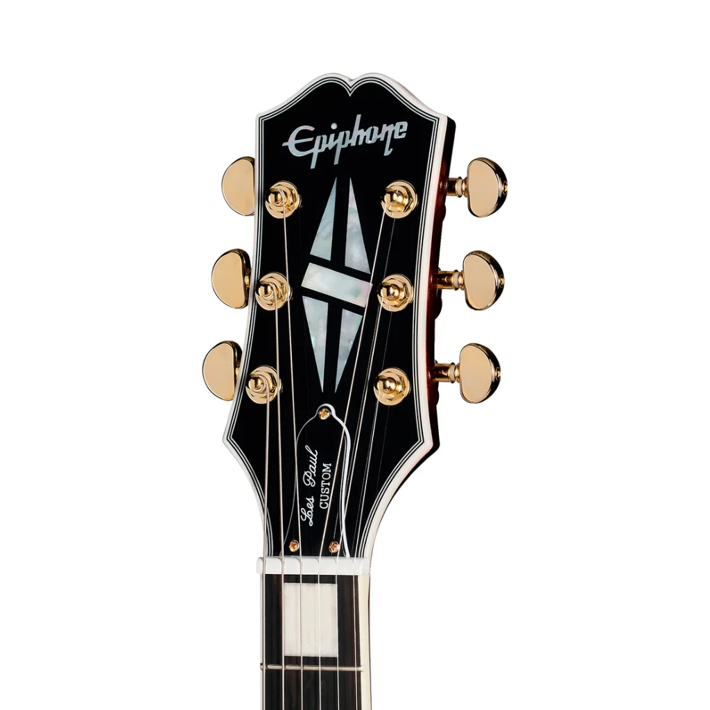 Epiphone Les Paul Custom Figured Electric Guitar - Iced Tea Burst - Image 5