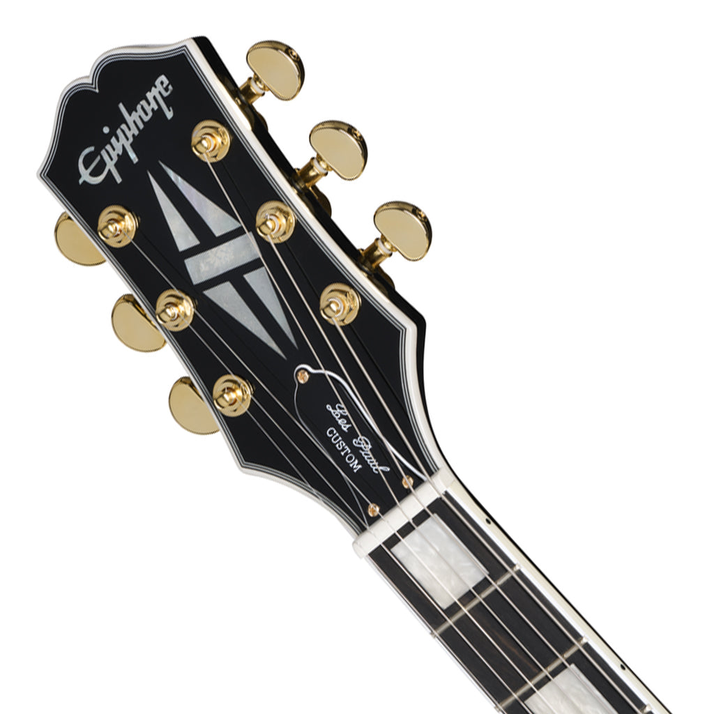 Epiphone Les Paul Custom Left Handed with Premium Gig Bag - Ebony - Image 4