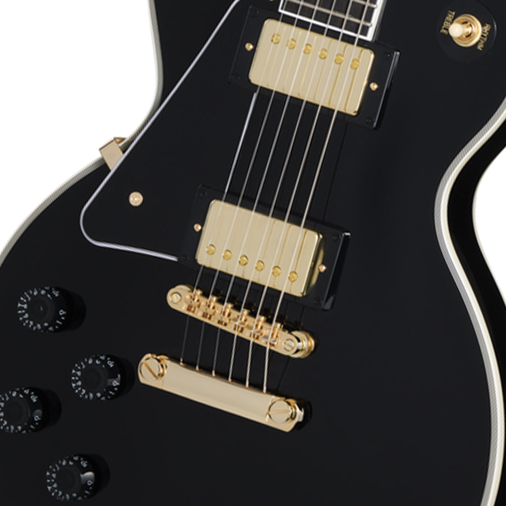 Epiphone Les Paul Custom Left Handed with Premium Gig Bag - Ebony - Image 6