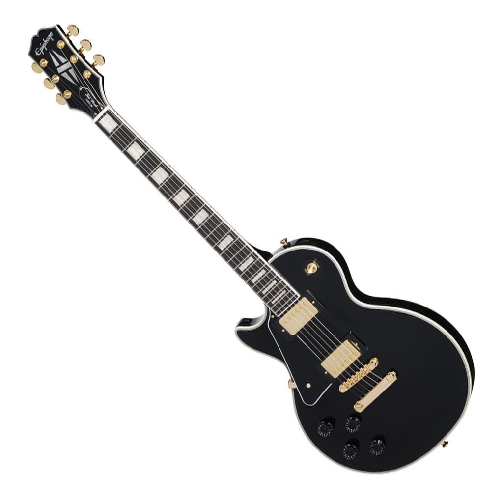 Epiphone Les Paul Custom Left Handed with Premium Gig Bag - Ebony - Image 7