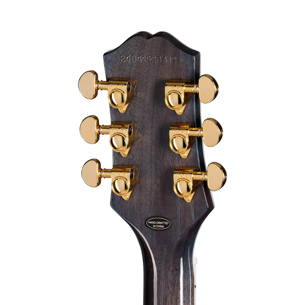 Epiphone Les Paul Custom Quilt Electric Guitar - Ocean Blue - Image 6