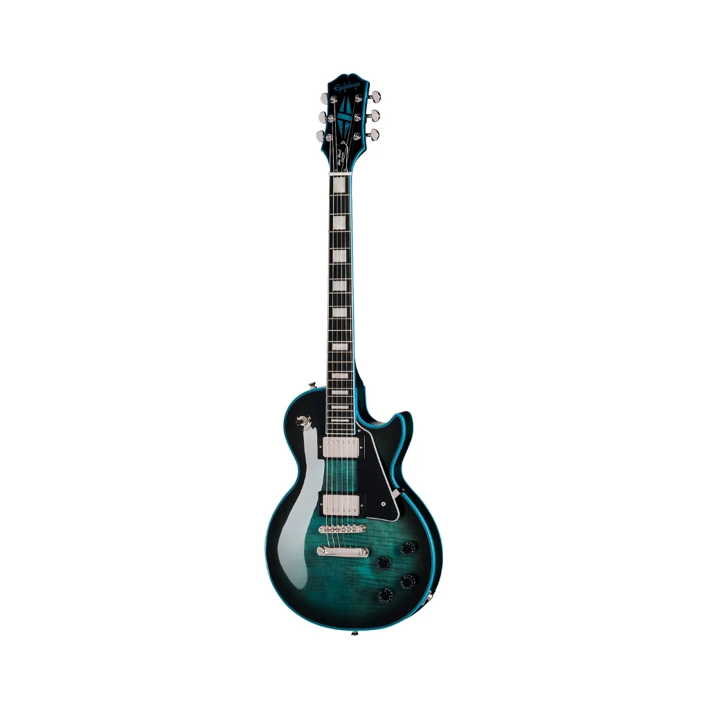 Epiphone Les Paul Custom Widow Limited Edition Electric Guitar - Indigo Burst - Image 3