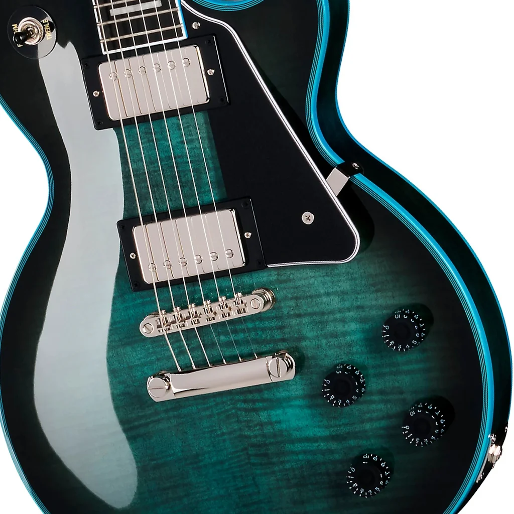 Epiphone Les Paul Custom Widow Limited Edition Electric Guitar - Indigo Burst - Image 7