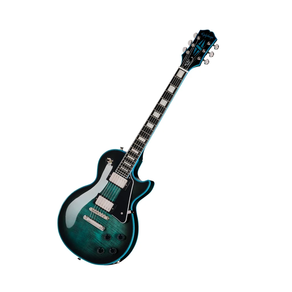 Epiphone Les Paul Custom Widow Limited Edition Electric Guitar - Indigo Burst - Image 8