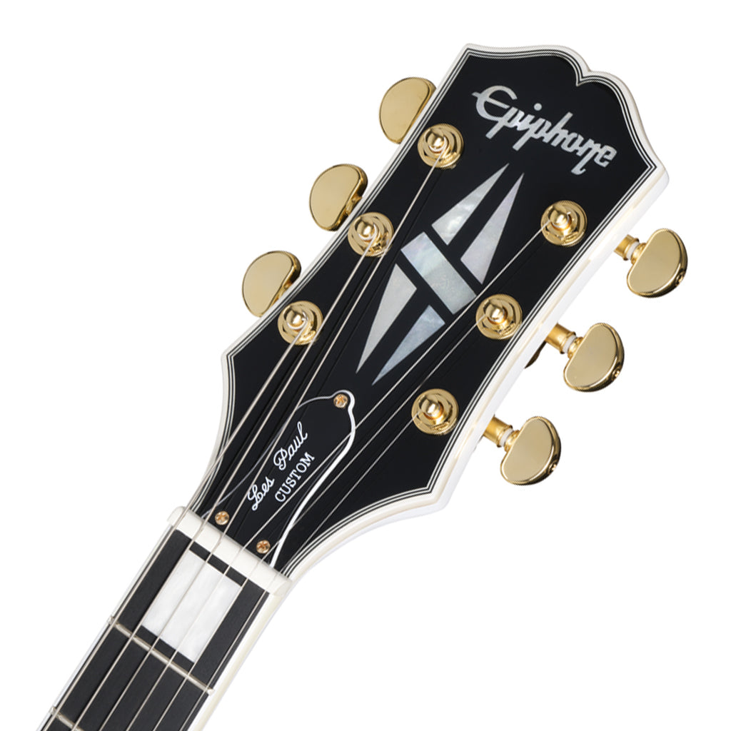 Epiphone Les Paul Custom with Premium Gig Bag - Alpine White - Image 4