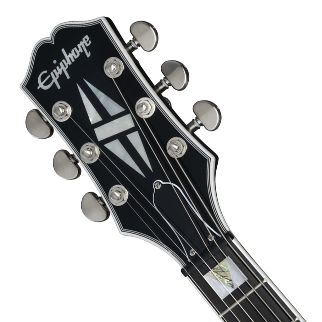Epiphone Les Paul Prophecy Left Handed - Aged Jet Black Metallic - Image 5