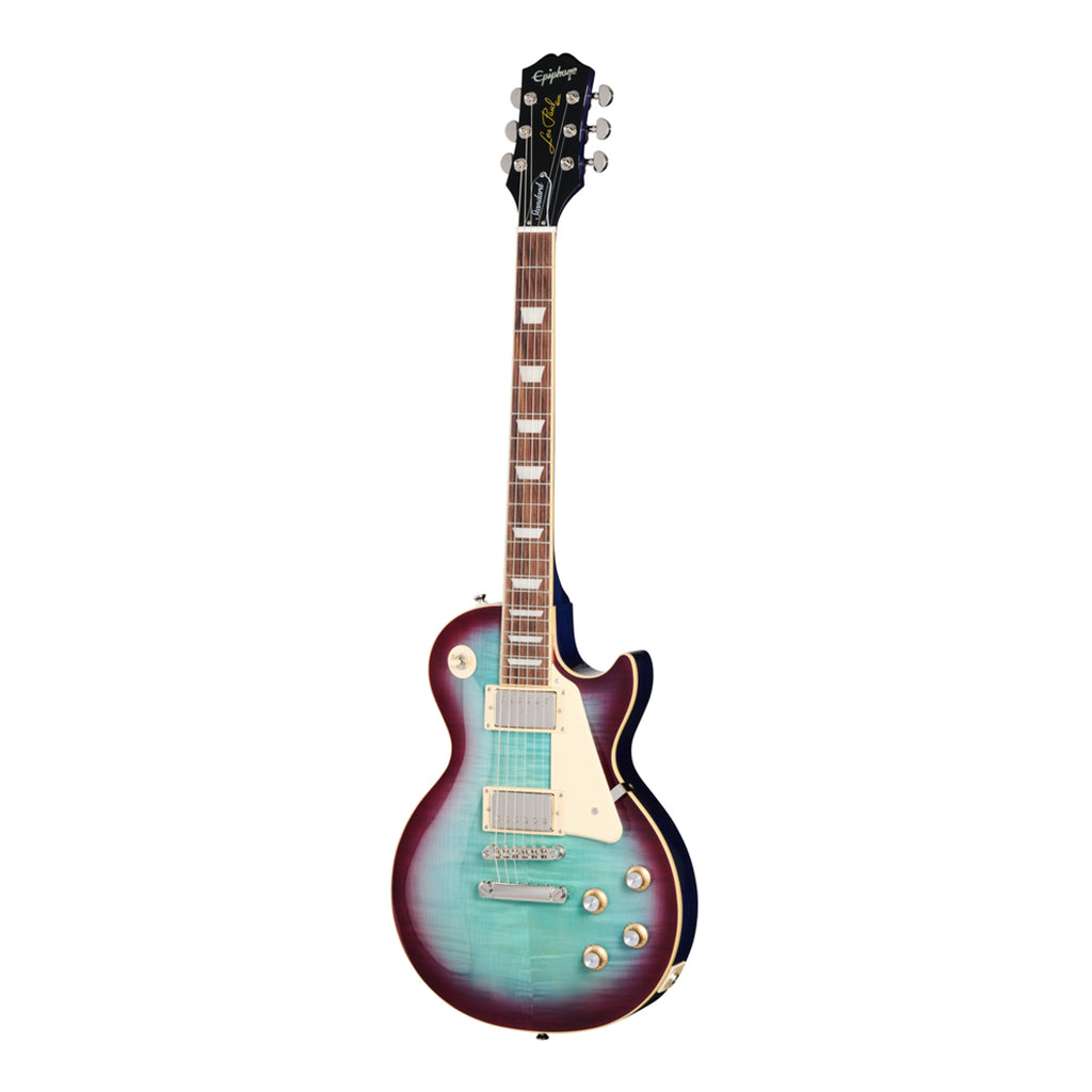 Epiphone Les Paul Standard 60s Figured Top with Premium Gig Bag - Blueberry - Image 2