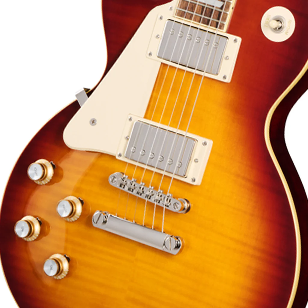 Epiphone Les Paul Standard 60s Figured Top with Premium Gig Bag Left Handed - Iced Tea - Image 6
