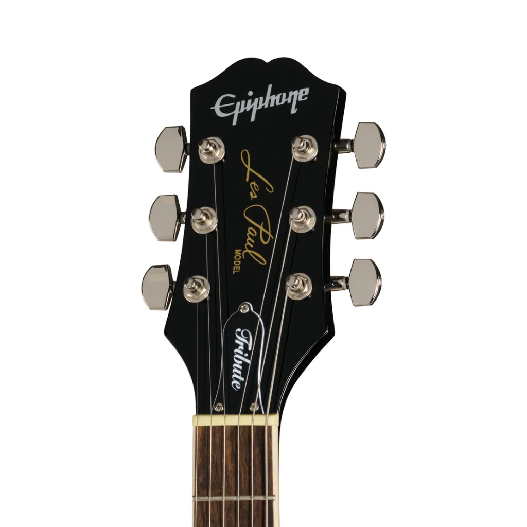 Epiphone Les Paul Tribute Electric Guitar - Transparent Ebony Burst, Left Handed - Image 5