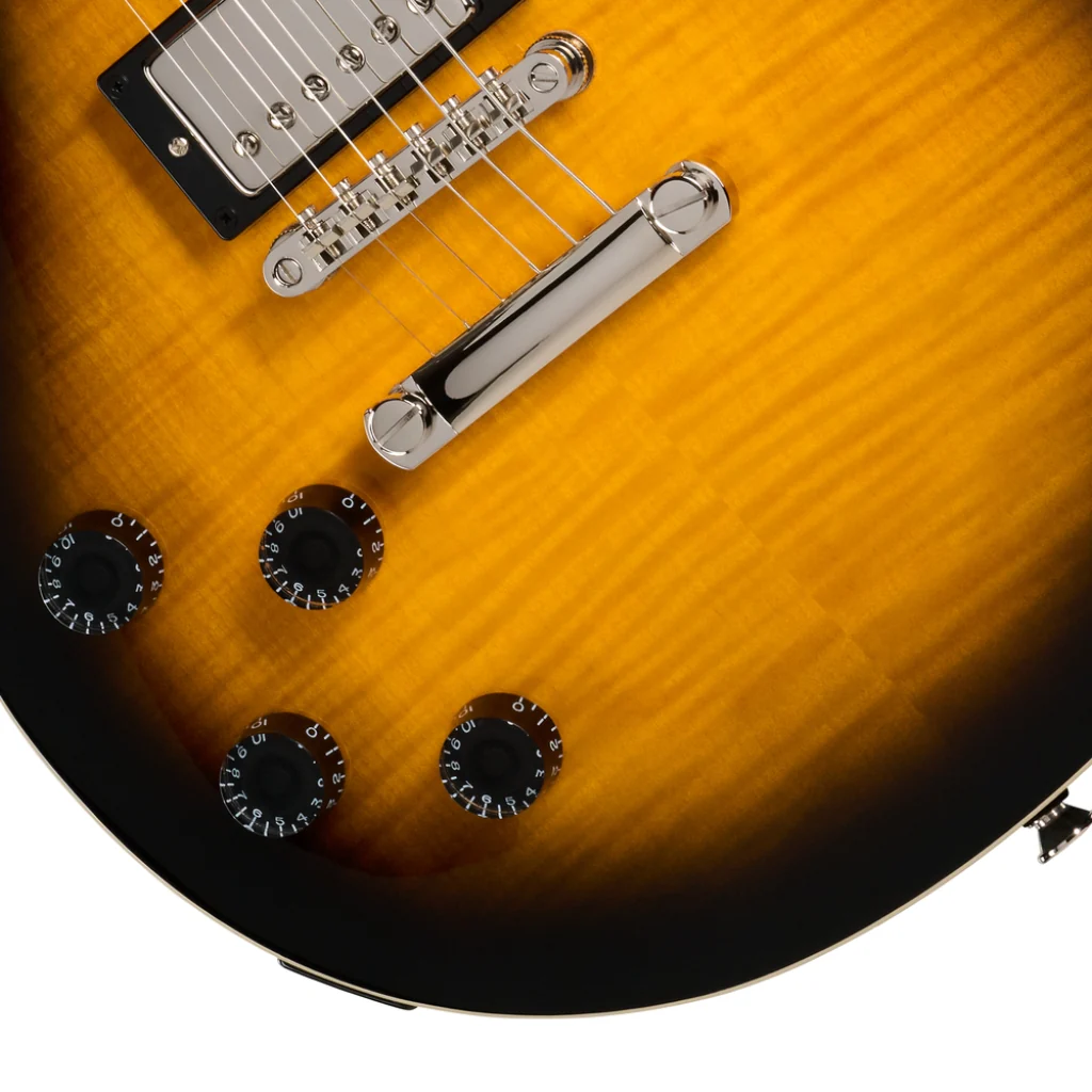 Epiphone Les Paul Tribute Electric Guitar - Vintage Sunburst, Left Handed - Image 8