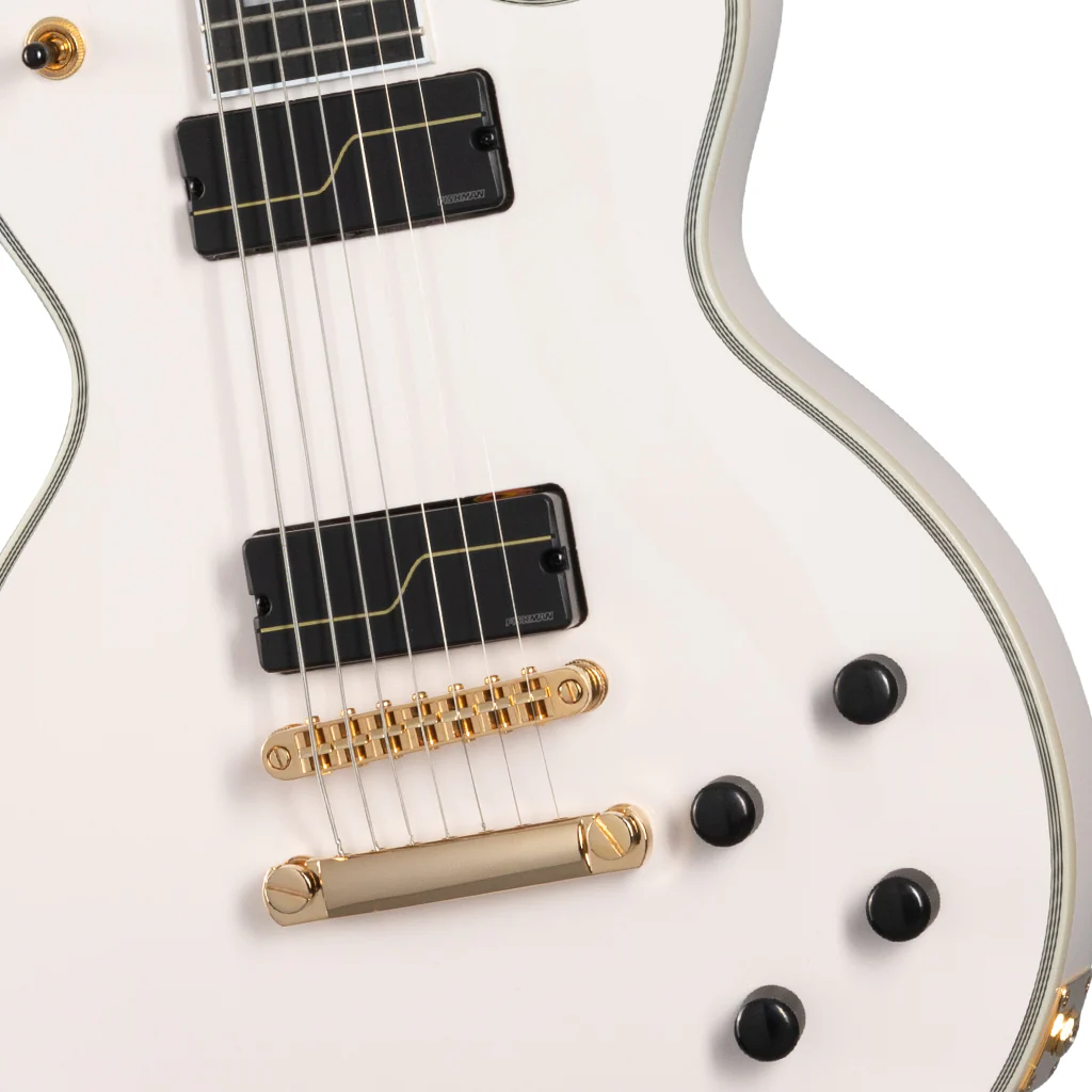 Epiphone - Matt Heafy Origins Les Paul Custom 7-String - Bone White - Image 4