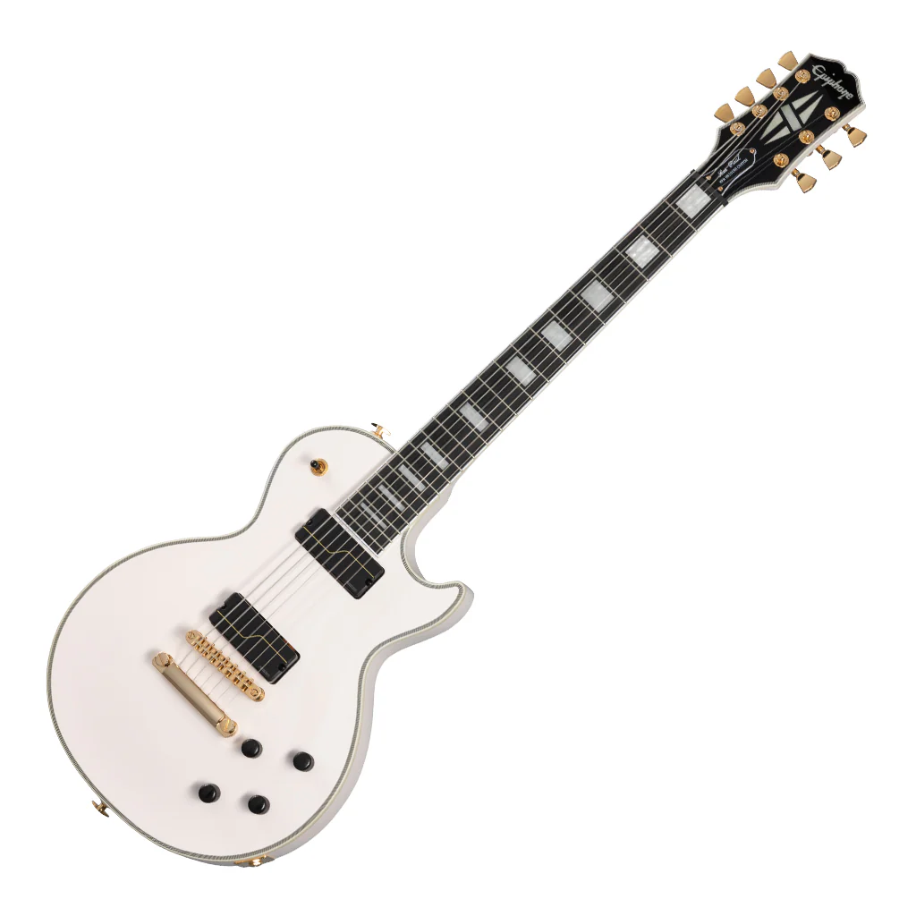 Epiphone - Matt Heafy Origins Les Paul Custom 7-String - Bone White - Image 5
