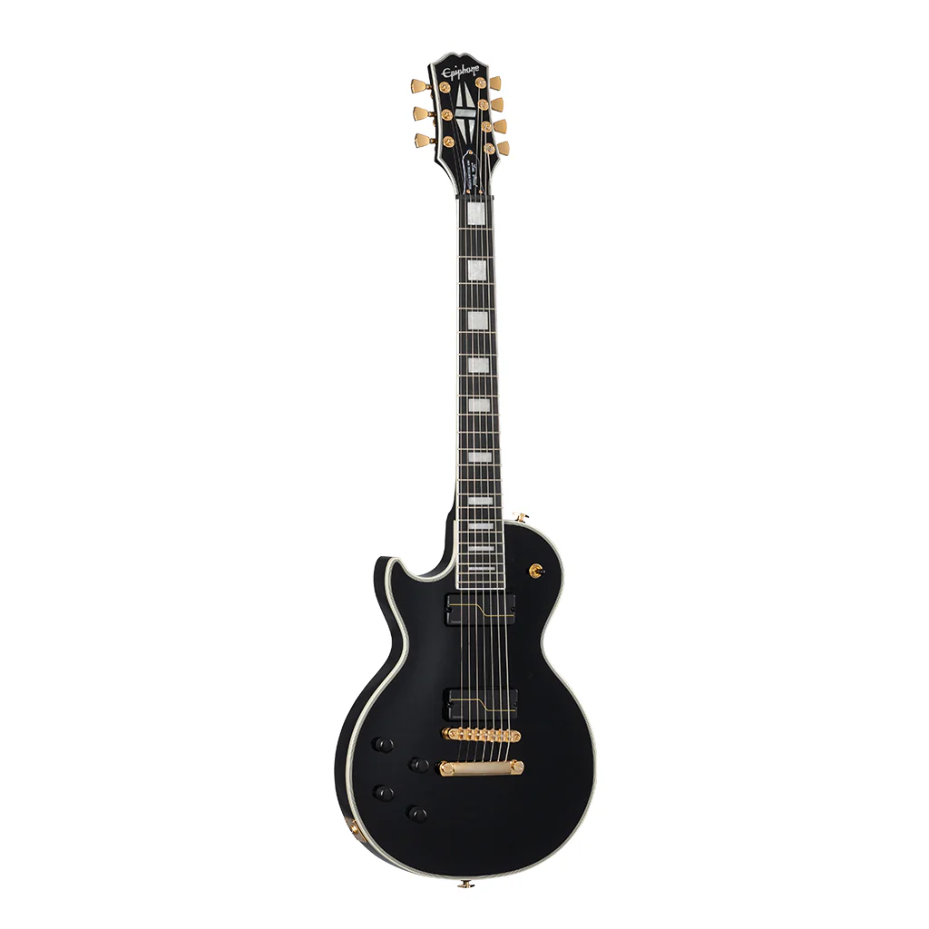 Epiphone - Matt Heafy Origins Les Paul Custom 7-String Left Handed - Ebony - Image 2