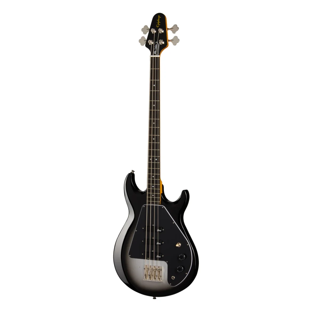 Epiphone Mike Dirnt Grabber G-3 Signature Electric Bass Guitar - Silverburst - Image 2