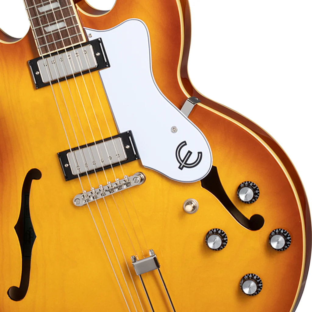 Epiphone Riviera Frequensator Rosewood Fingerboard Electric Guitar - Royal Tan - Image 6