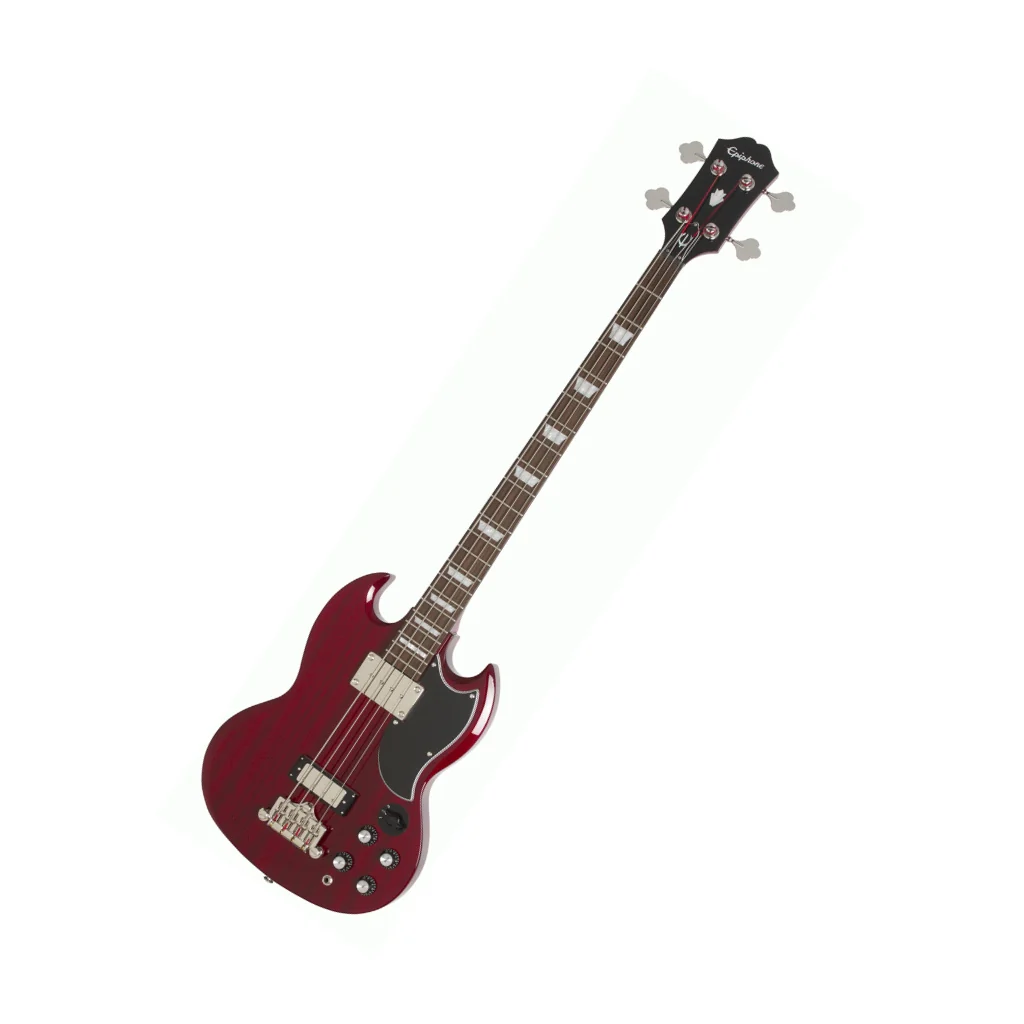 Epiphone SG Bass Rosewood Fingerboard - Cherry - Image 7