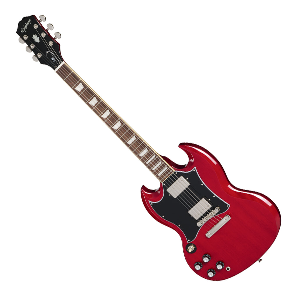 Epiphone SG Standard with Premium Gig Bag Left Handed - Cherry - Image 7