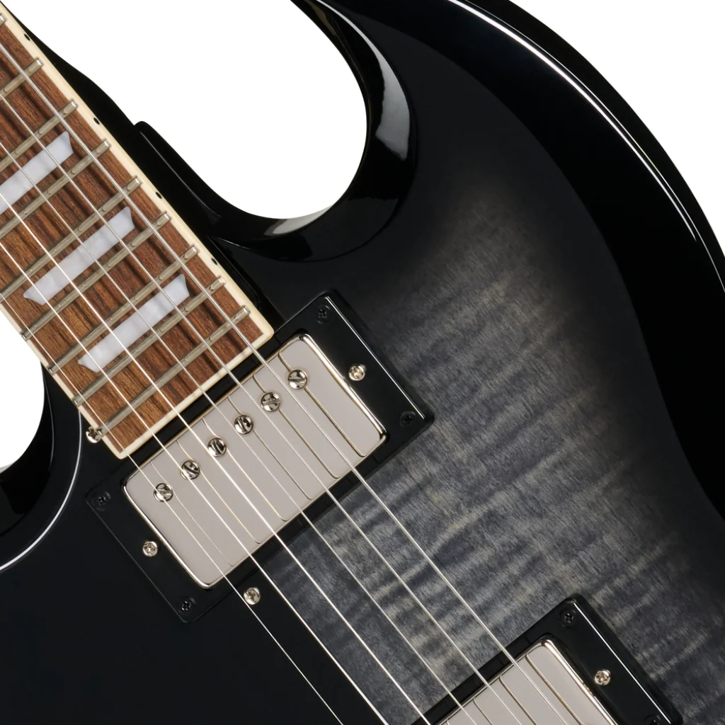 Epiphone SG Tribute Electric Guitar - Ebony Burst, Left Handed - Image 7