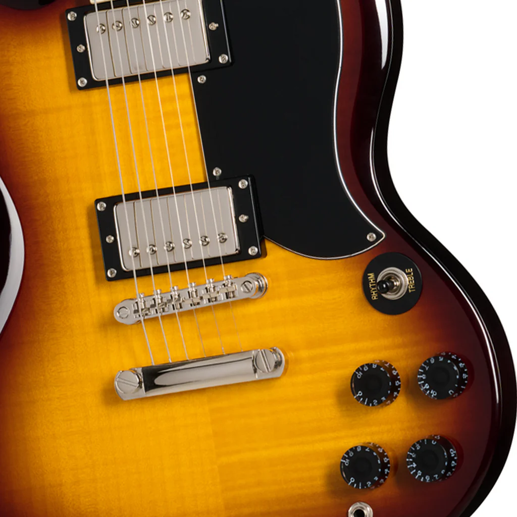 Epiphone SG Tribute Electric Guitar - Vintage Sunburst - Image 6