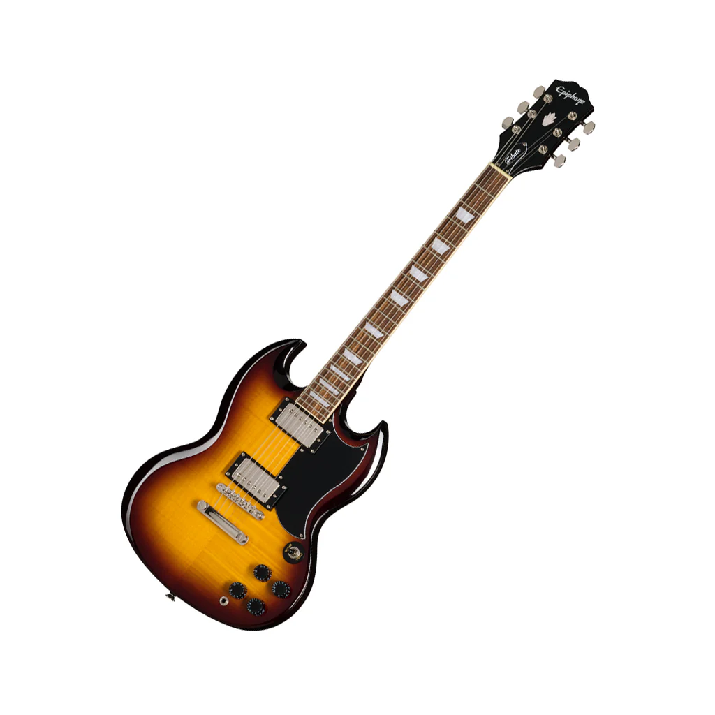 Epiphone SG Tribute Electric Guitar - Vintage Sunburst - Image 7