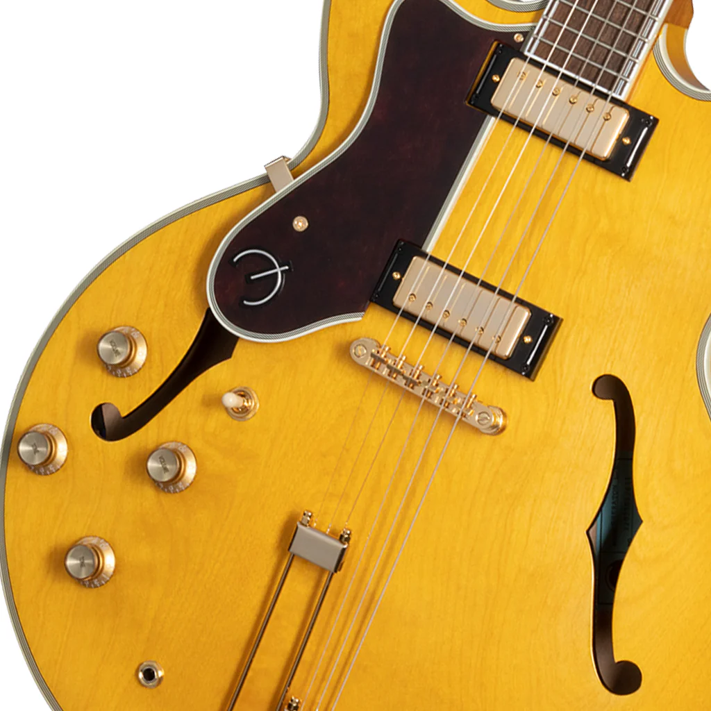 Epiphone Sheraton Frequensator Rosewood LH Semi-Hollow Electric Guitar - Natural - Image 6