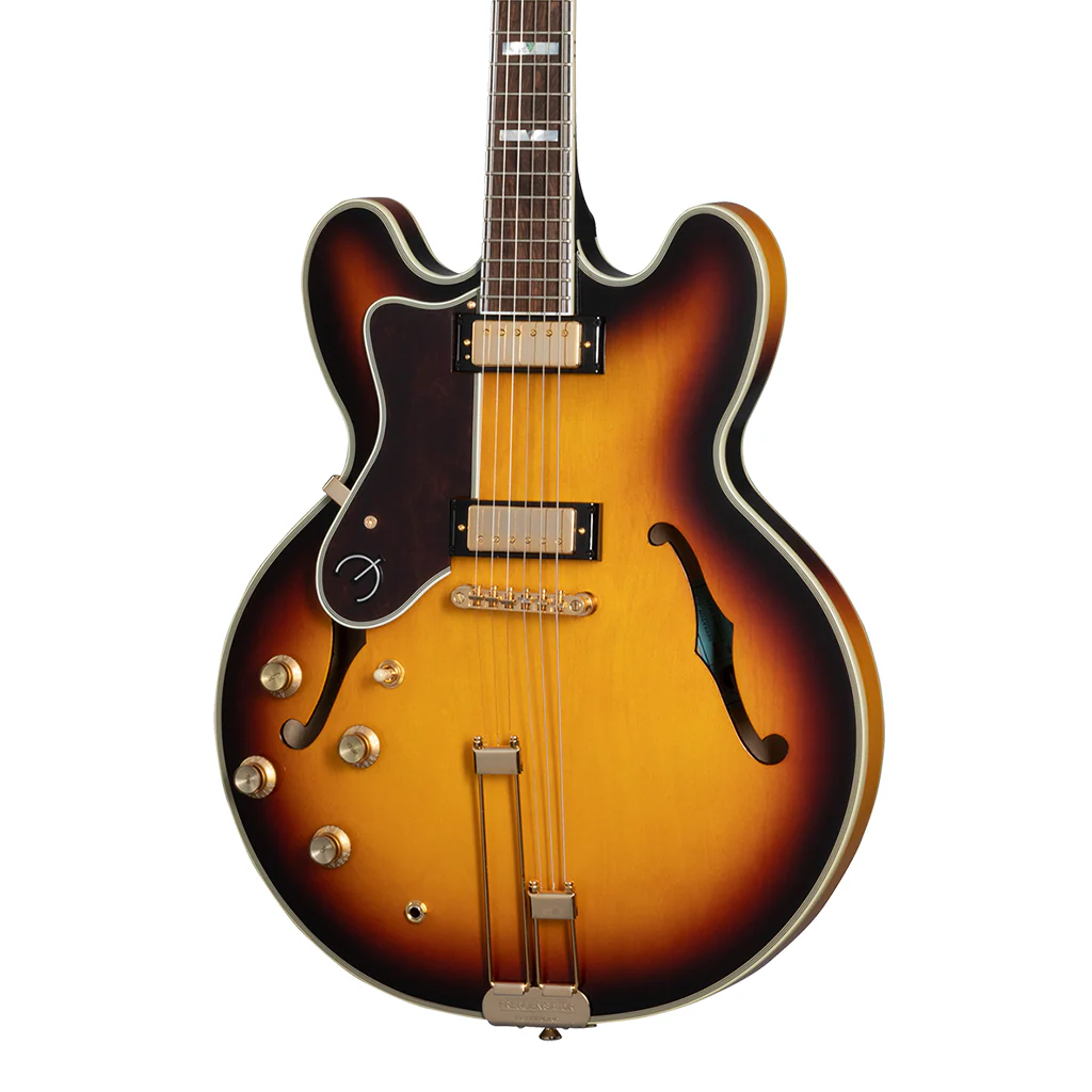 Epiphone Sheraton Frequensator Rosewood LH Semi-Hollow Electric Guitar - Vintage Sunburst