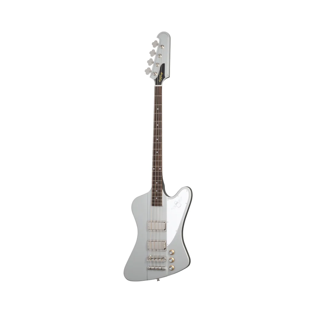 Epiphone Thunderbird 64 Bass Rosewood Fingerboard - Silver Mist - Image 2