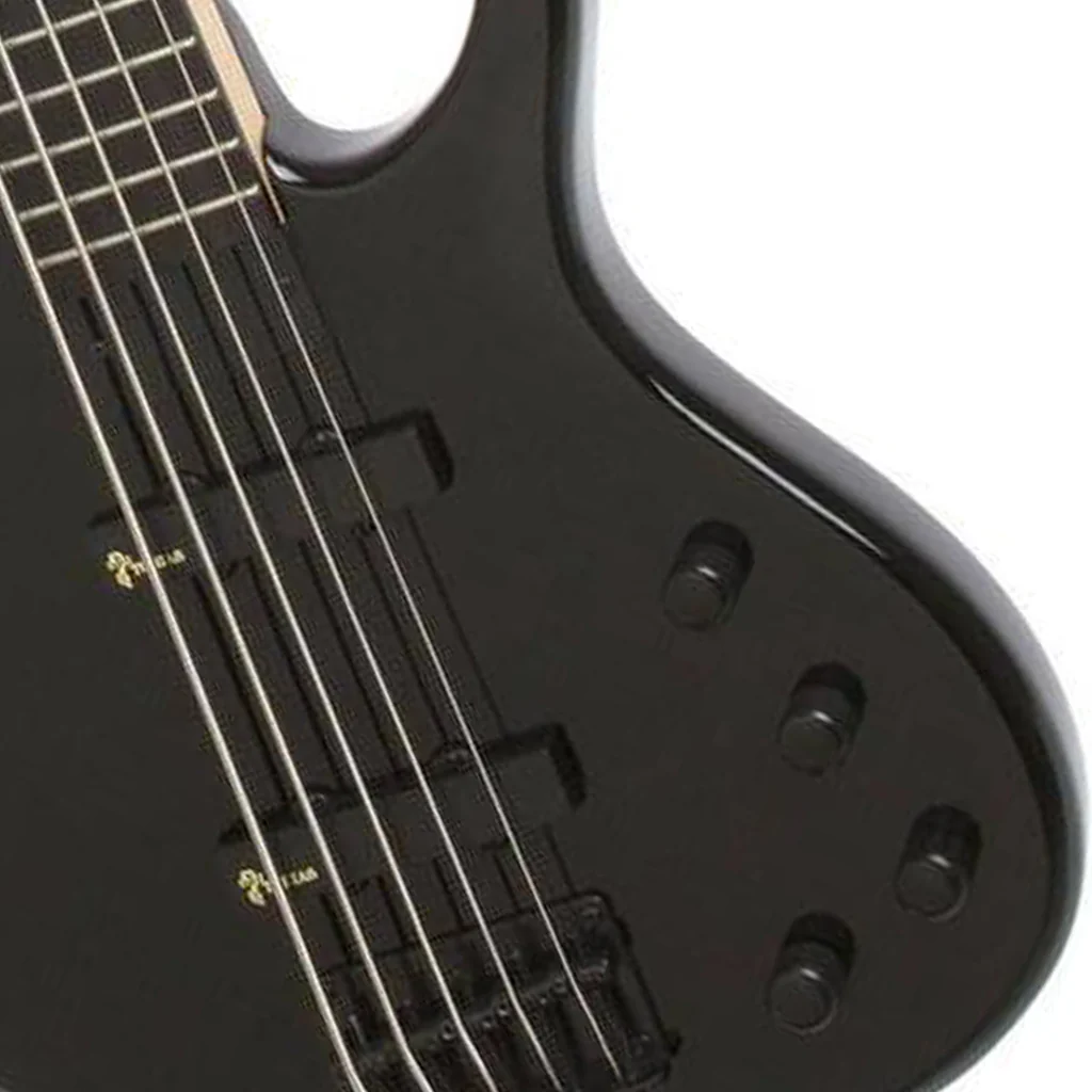 Epiphone Toby Deluxe-V Bass-Ebony Gloss 5 String - Image 4